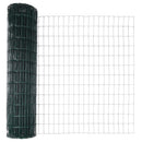 vidaXL Európai Kerítés Zöld 1,2 x 10 m PVC-bevonatú vas