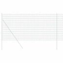 vidaXL Európai Kerítés Zöld 1.2 x 10 m PVC-bevonatú vas