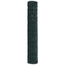 vidaXL Európai Kerítés Zöld 1,6 x 10 m PVC-bevonatú vas