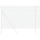 vidaXL Európai Kerítés Zöld 1.6 x 10 m PVC-bevonatú vas