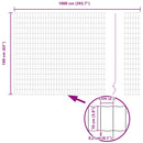 vidaXL Európai Kerítés Zöld 1.6 x 10 m PVC-bevonatú vas