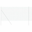 vidaXL Európai Kerítés Zöld 1 x 10 m PVC-bevonatú vas