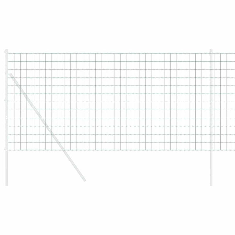 vidaXL Európai Kerítés Zöld 1.2 x 10 m PVC-bevonatú vas