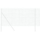 vidaXL Európai Kerítés Zöld 1.4 x 10 m PVC-bevonatú vas