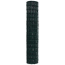 vidaXL Európai Kerítés Zöld 1.6 x 10m PVC-bevonatú vas
