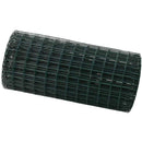 vidaXL Európai Kerítés Zöld 0,6 x 25 m PVC-bevonatú vas