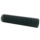 vidaXL Európai Kerítés Zöld 1,2 x 25 m PVC-bevonatú vas