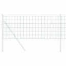 vidaXL Európai Kerítés Zöld 0.8 x 25 m PVC-bevonatú vas