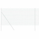 vidaXL Európai Kerítés Zöld 1,2 x 25 m PVC-bevonatú vas