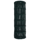 vidaXL Európai Kerítés Zöld 0,4 x 25 m PVC-bevonatú vas