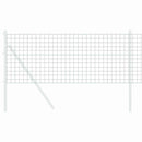 vidaXL Európai Kerítés Zöld 0.4 x 50 m PVC-bevonatú vas