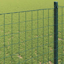 vidaXL Európai Kerítés Zöld 0.4 x 50 m PVC-bevonatú vas