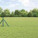 vidaXL Európai Kerítés Zöld 0,6 x 10 m PVC-bevonatú vas