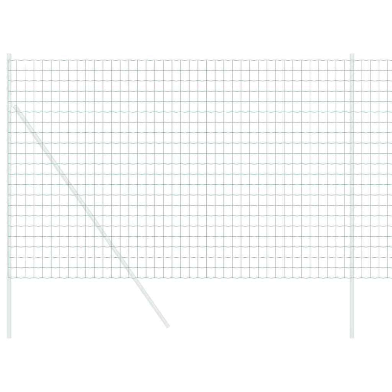 vidaXL Európai Kerítés Zöld 1.6 x 10 m PVC-bevonatú vas