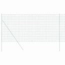 vidaXL Európai Kerítés Zöld 0.6 x 50 m PVC-bevonatú vas