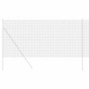 vidaXL Európai Kerítés Szürke 1,2 x 10 m PVC-bevonatú vas
