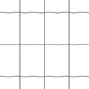 vidaXL Európai Kerítés Szürke 1.5 x 10 m PVC-bevonatú vas