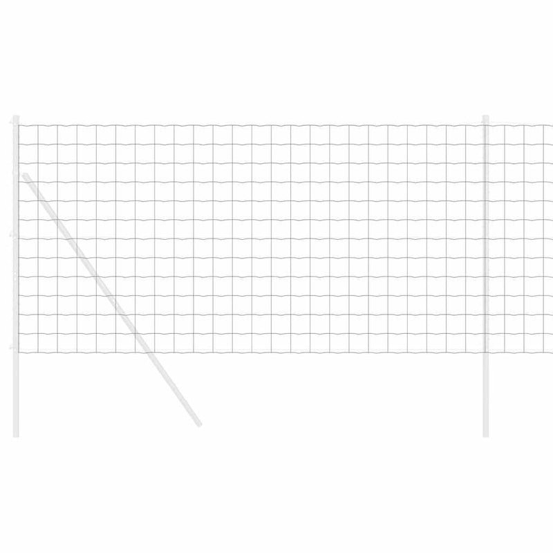 vidaXL Európai Kerítés Szürke 1.4 x 10 m PVC-bevonatú vas