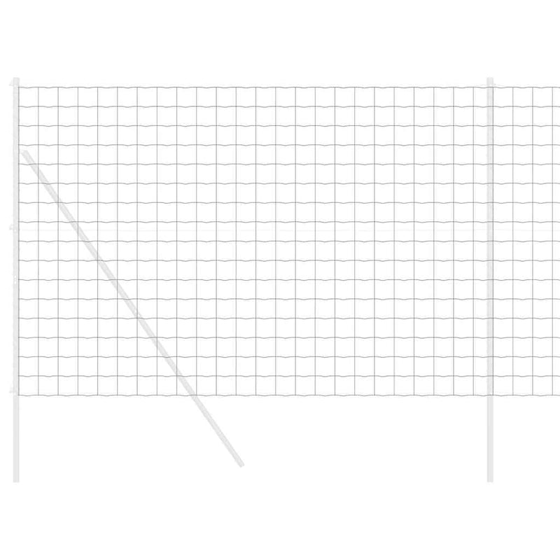 vidaXL Európai Kerítés Szürke 1.6 x 10 m PVC-bevonatú vas