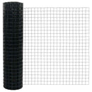 vidaXL Európai Kerítés Szürke 1.2 x 25 m PVC-bevonatú vas