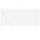 vidaXL Európai Kerítés Szürke 1.2 x 25 m PVC-bevonatú vas