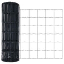 vidaXL Európai Kerítés Szürke 0,4 x 25 m PVC-bevonatú vas