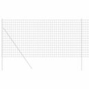 vidaXL Európai Kerítés Szürke 1,4 x 10 m PVC-bevonatú vas