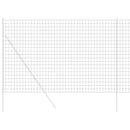 vidaXL Európai Kerítés Fekete 1.6 x 10 m PVC-bevonatú vas