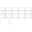 vidaXL Európai Kerítés Szürke 0.4 x 50 m PVC-bevonatú vas