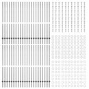 vidaXL Kerítésoszlop 44 pcs Szürke 200 cm Acél