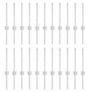 vidaXL Beágyazott kerítésoszlop 22 pcs Ezüst 80 cm Porszórt acél