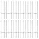 vidaXL Beágyazott kerítésoszlop 44 pcs Ezüst 100 cm Porszórt acél