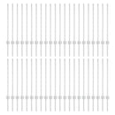 vidaXL Kerítésoszlop 44 pcs Ezüst 120 cm Acél