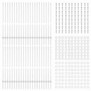 vidaXL Beágyazott kerítésoszlop 44 pcs Ezüst 160 cm Porszórt acél