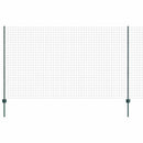 vidaXL Kültéri euro kerítés oszloppal 10 x 1,4 m PVC-bevonatos acél