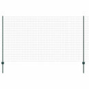 vidaXL Kültéri euro kerítés oszloppal 10 x 1,4 m PVC-bevonatos acél
