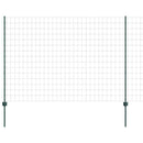 vidaXL Kültéri euro kerítés oszloppal 10 x 1,6 m PVC-bevonatos acél