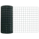vidaXL Kültéri euro kerítés oszloppal 10 x 0,6 m PVC-bevonatos acél