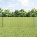 vidaXL Kültéri euro kerítés oszloppal 25 x 1,2 m PVC-bevonatos acél