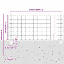 vidaXL Kerítés és Oszlop Zöld 0,6 x 25 m Acél