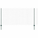 vidaXL Kültéri euro kerítés oszloppal 10 x 1,2 m PVC-bevonatos acél