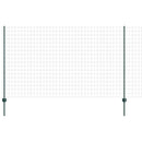vidaXL Kültéri euro kerítés oszloppal 10 x 1,4 m PVC-bevonatos acél