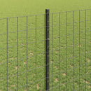 vidaXL Kültéri euro kerítés oszloppal 10 x 1,4 m PVC-bevonatos acél