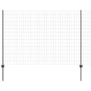 vidaXL Kültéri euro kerítés oszloppal 10 x 1,5 m PVC-bevonatos acél
