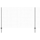 vidaXL Kerítés és Oszlop Szürke 1,4 x 10 m Acél