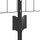 vidaXL Kerítés és Oszlop Szürke 0,6 x 25 m Acél