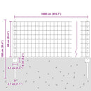 vidaXL Hegesztett Drótháló Kerítés 10 x 0,6 m (Sz x M)
