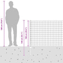 vidaXL Hegesztett Drótháló Kerítés 10 x 1 m (Sz x M)