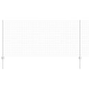 vidaXL Kerítés és Oszlop Ezüst 1 x 10 m Acél