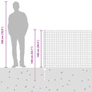 vidaXL Hegesztett Drótháló Kerítés 10 x 1 m (Sz x M)